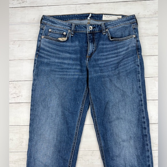 Rag & Bone Women’s Size 29 Dre Low-Rise Slim Boyfriend Denim Jeans - Picture 3 of 13